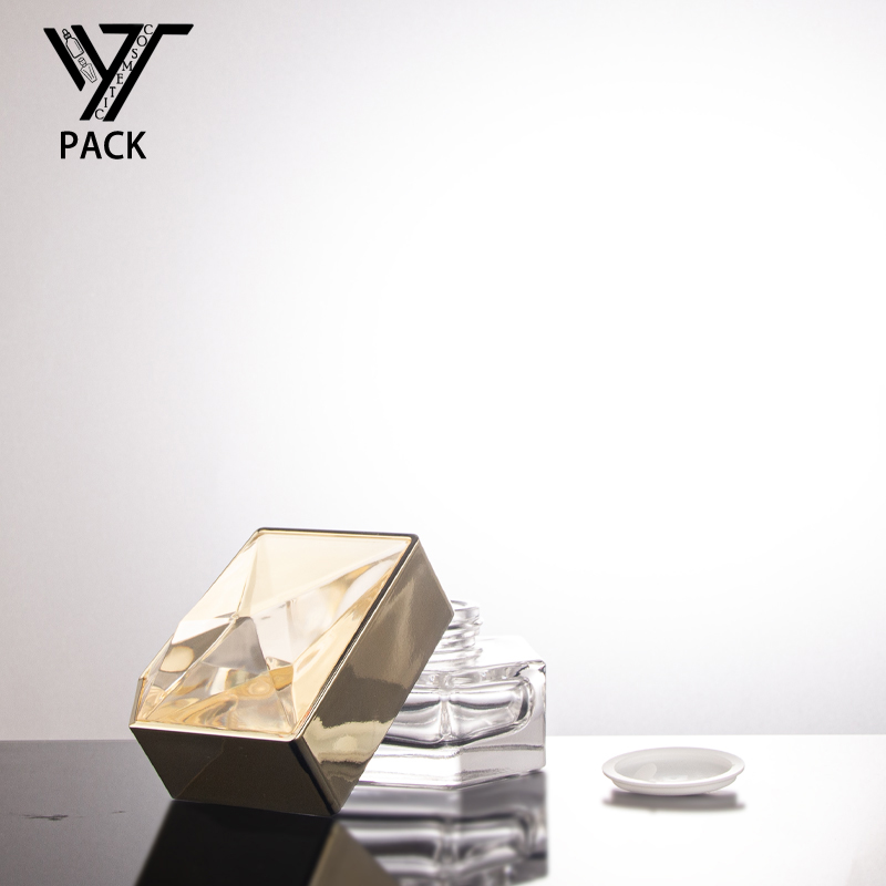 Diamond Lid Cream Jar